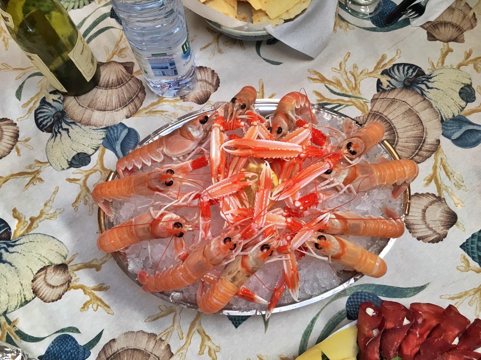 Crudité di scampi