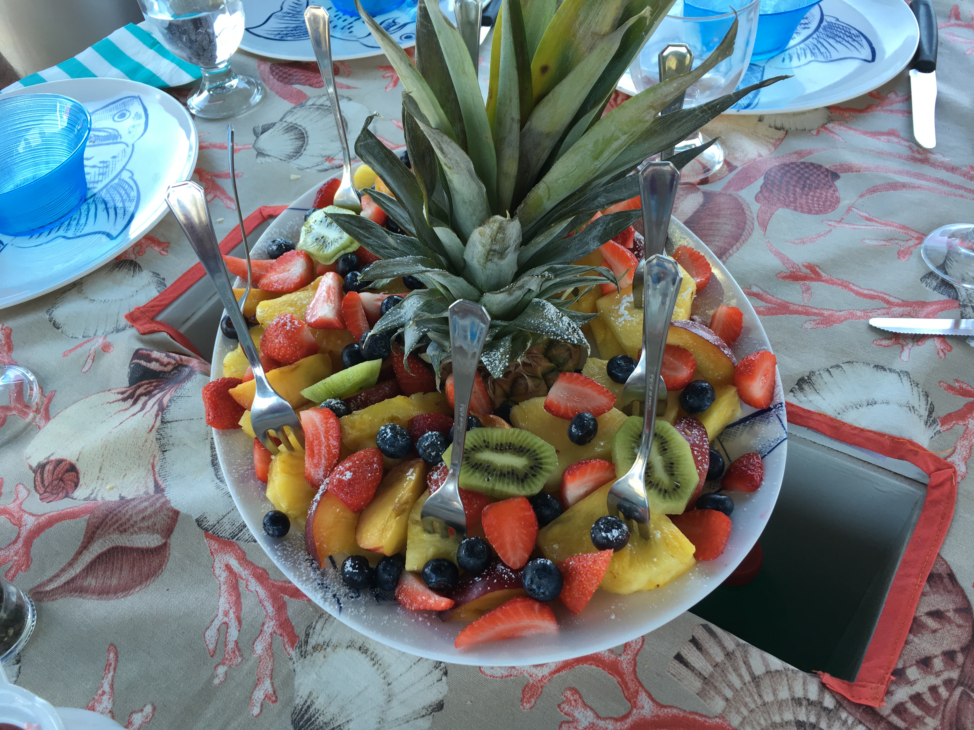 Decorazione di frutta