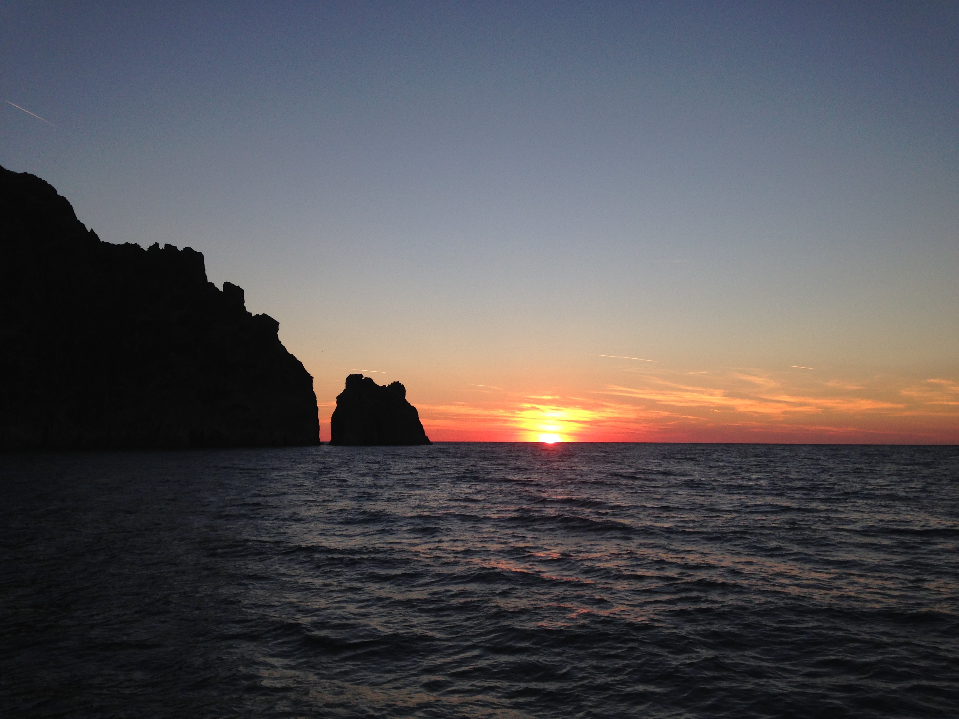 Ponza al tramonto Ponza tramonto