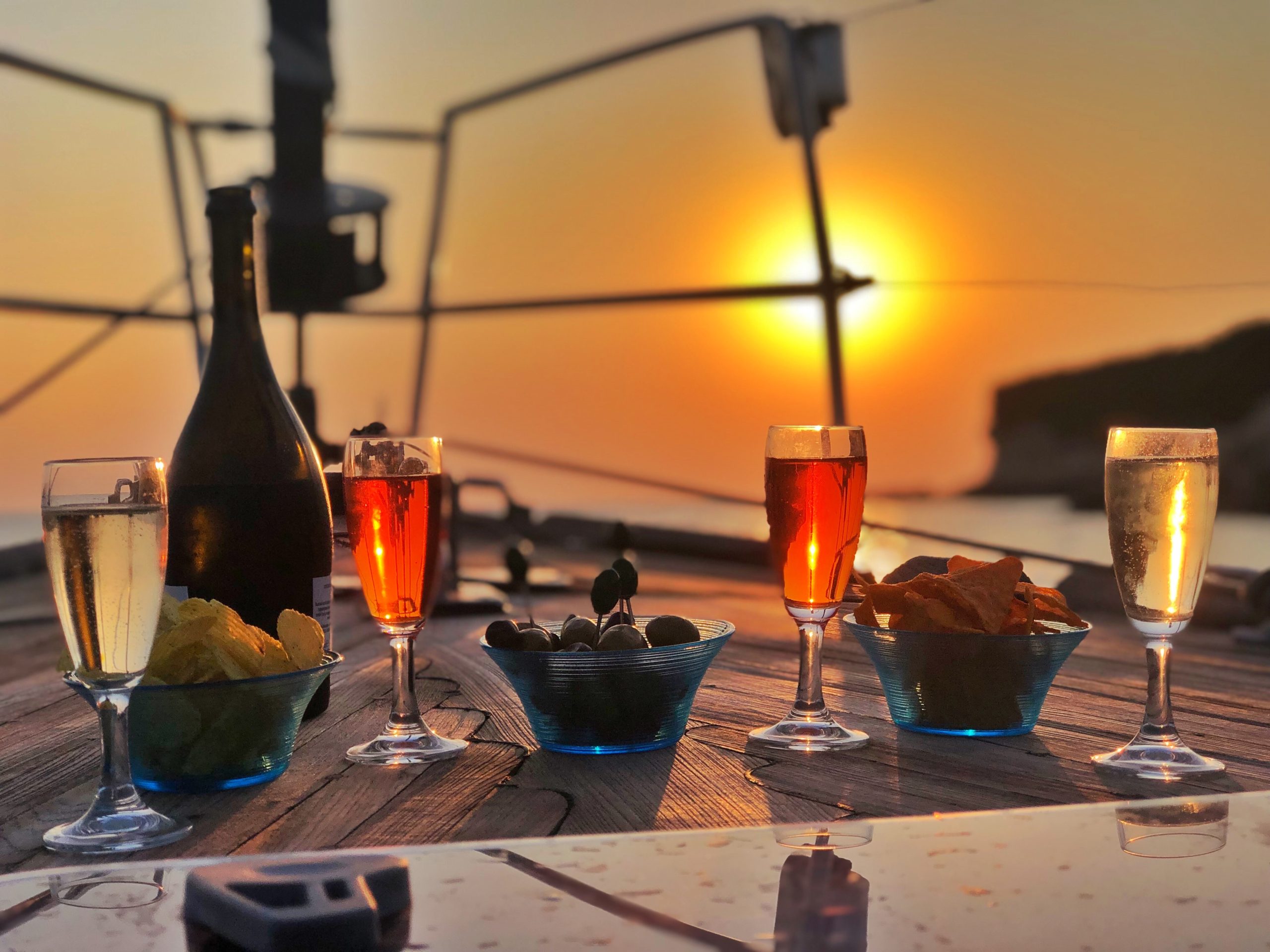 aperitivo al tramonto